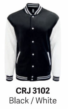 CRJ3100 Varsity Baseball Jacket (Unisex)