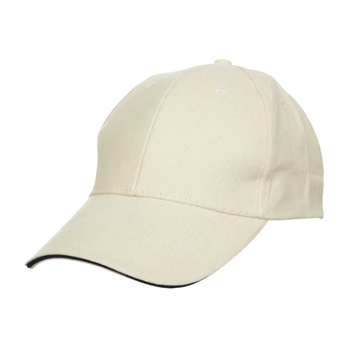 CP03 Contrast Trim Cotton Baseball Cap