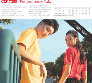 CRP7200 Crossrunner Dri-Fit Performance Polo (Unisex)