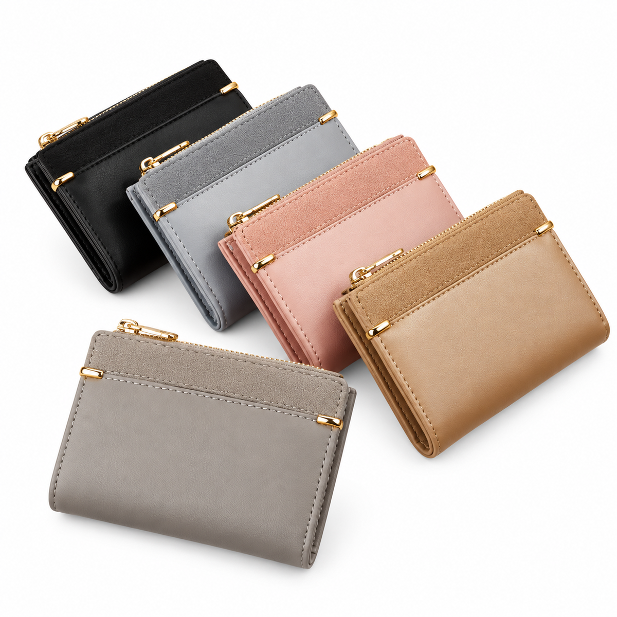 Compact PU Leather Wallet