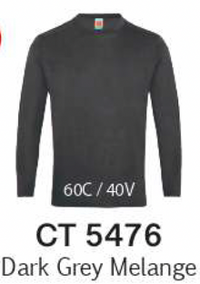 CT54 Plain Cotton Long Sleeve T-Shirt (Unisex)