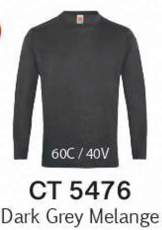 CT54 Plain Cotton Long Sleeve T-Shirt (Unisex)