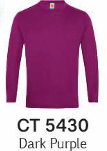 CT54 Plain Cotton Long Sleeve T-Shirt (Unisex)
