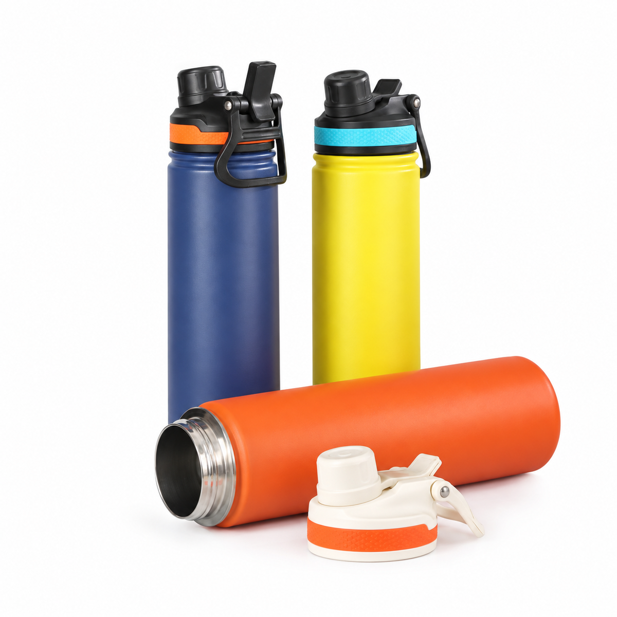 DuoSip 750ml Stainless Steel Water Bottle