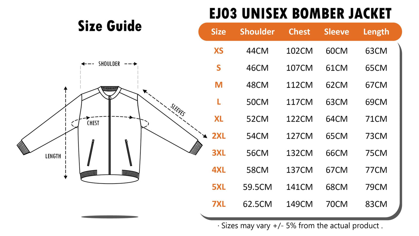 EJ03 Full-Zip Bomber Jacket (Unisex)