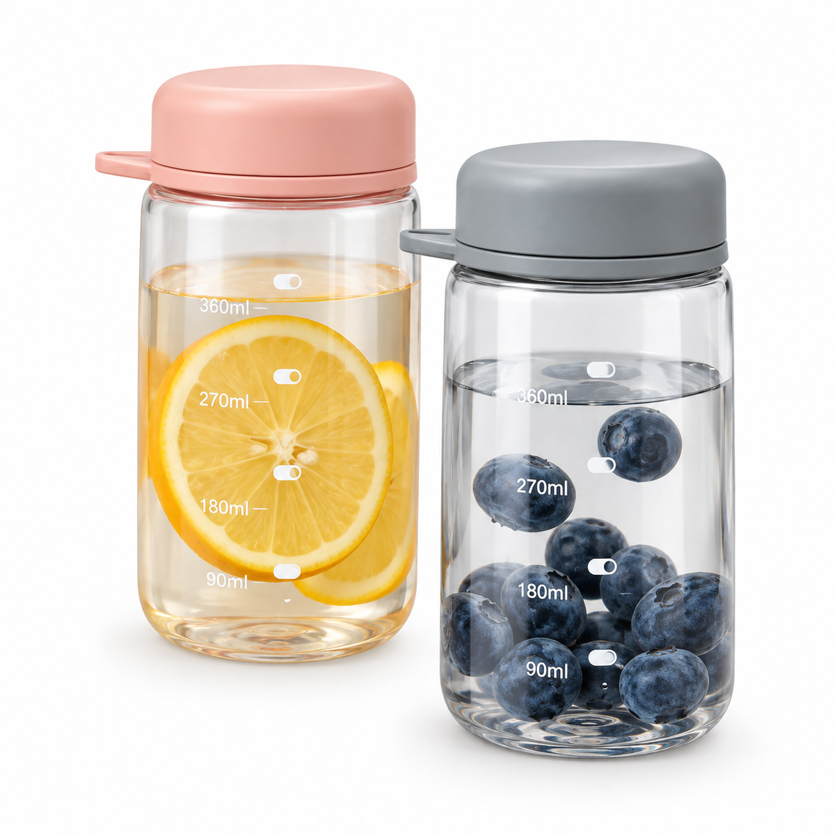 FilterFlow 450ml Tritan Water Bottle