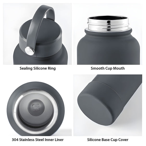 1000ml ThermoGuard Stainless Steel Bottle - hover image