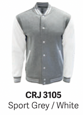 CRJ3100 Varsity Baseball Jacket (Unisex)