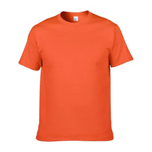 Plus Size 100% Cotton 150 GSM Custom Logo Printed Solid Color Lightweight Breathable O-Neck T-Shirt Men European Size Plain Dyed