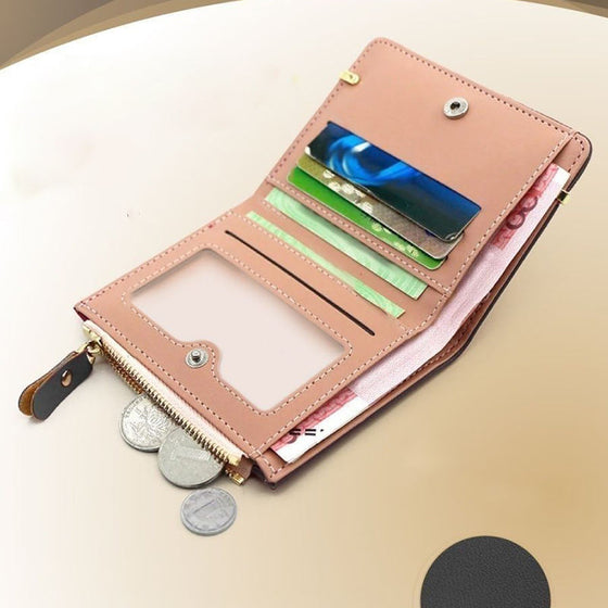 Compact PU Leather Wallet - hover image