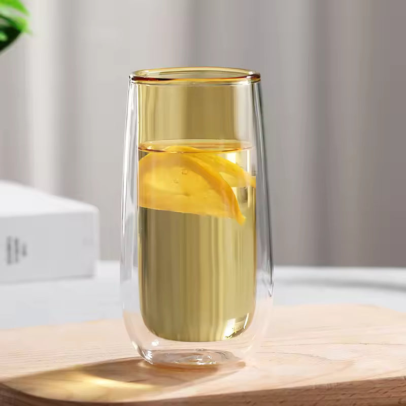 270ml FloatView Double Wall Glass Cup