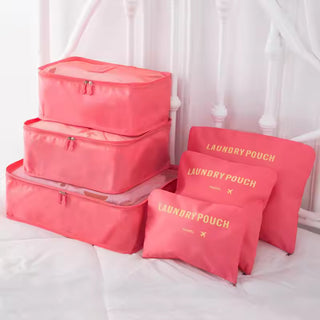 6-Piece Travel Packing Organiser