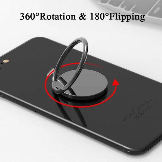 Ultra-Slim Metal Ring Phone Stand - hover image