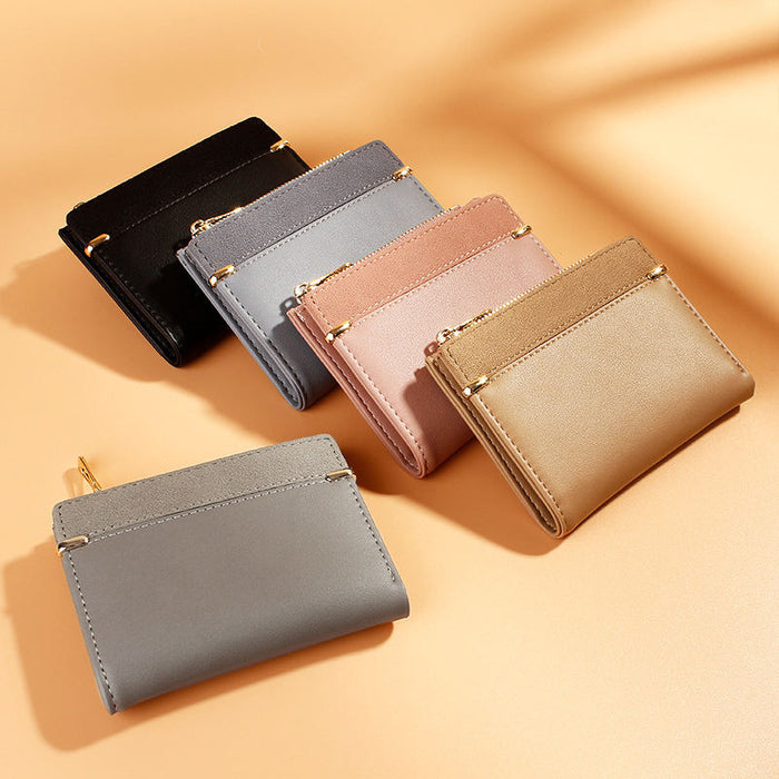 Compact PU Leather Wallet