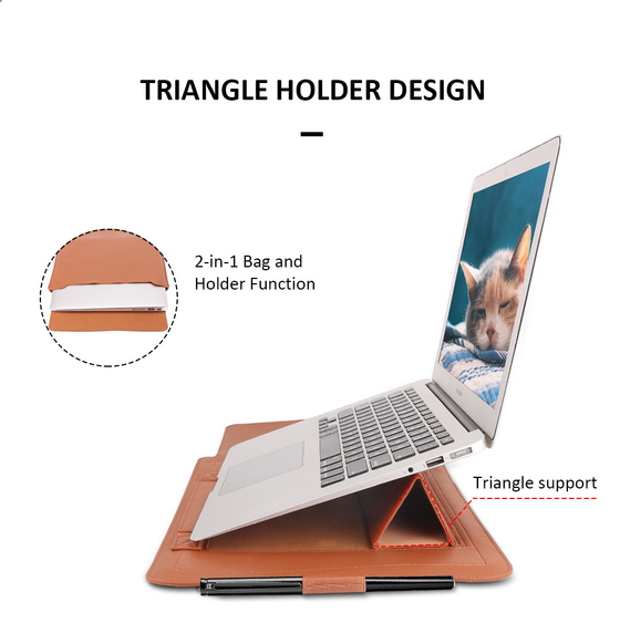 14" LeatherFlex Laptop Sleeve - hover image