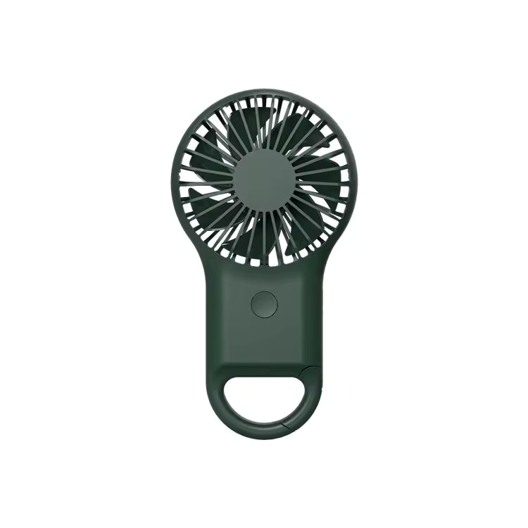 Mini Rechargeable Fan with LED Light & Hook