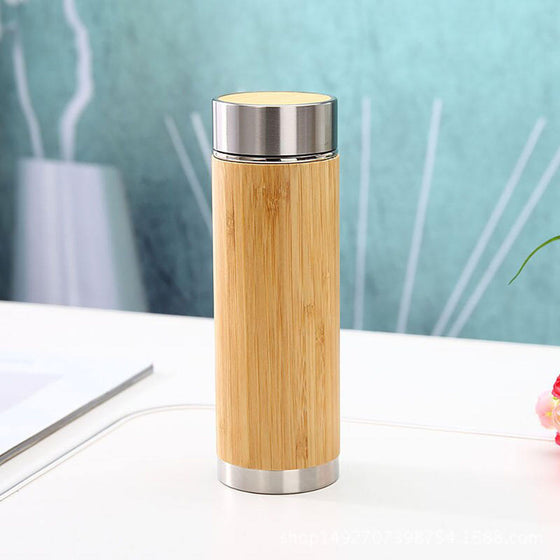 300ml BambooTherm Stainless Steel Flask