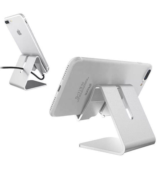 Compact Aluminium Desktop Phone Holder - hover image