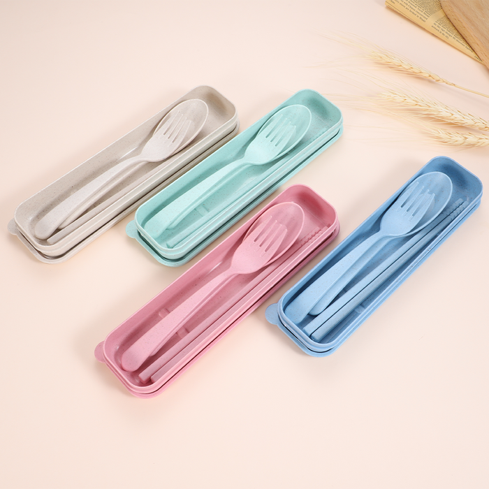 EcoWheat Straw Cutlery Set