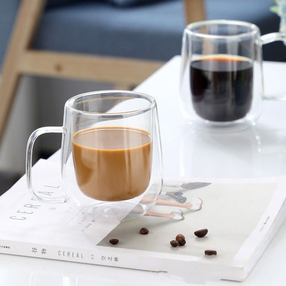 350ml FloatView Double Wall Thermal Glass Mug - hover image
