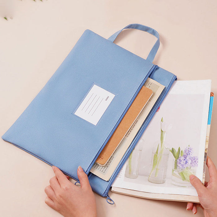 A4 Canvas Document Bag