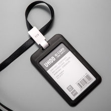 UHOO Portrait ID Card Holder with Lanyard