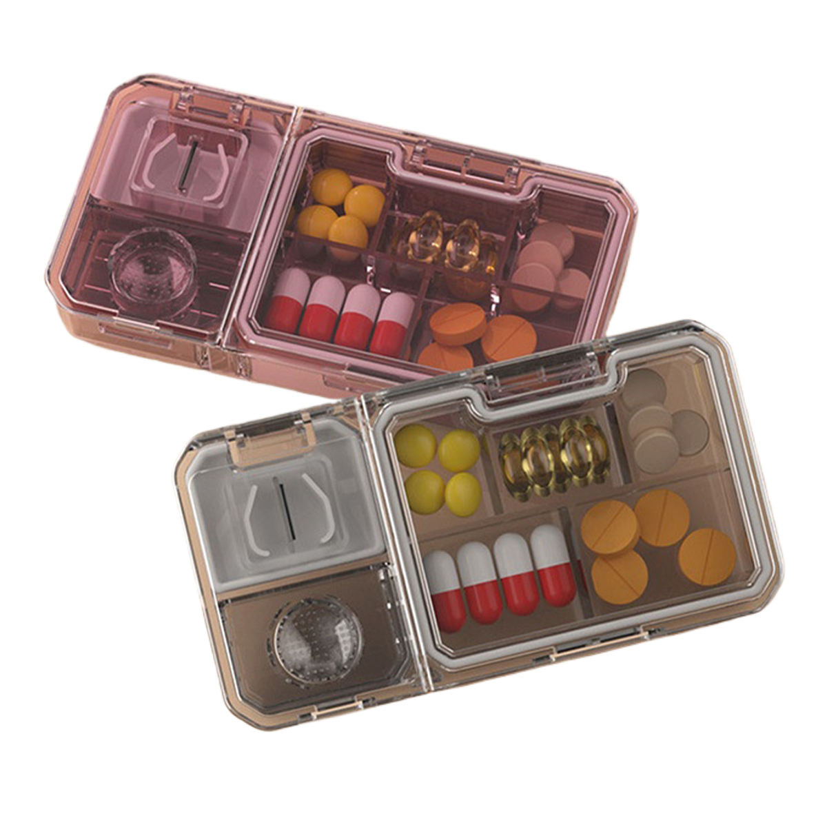 3-in-1 Pill Organiser with Cutter & Crusher