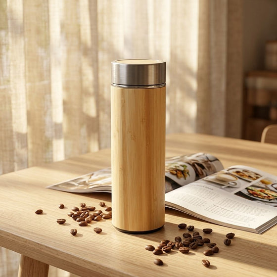 500ml BambooTherm Stainless Steel Flask