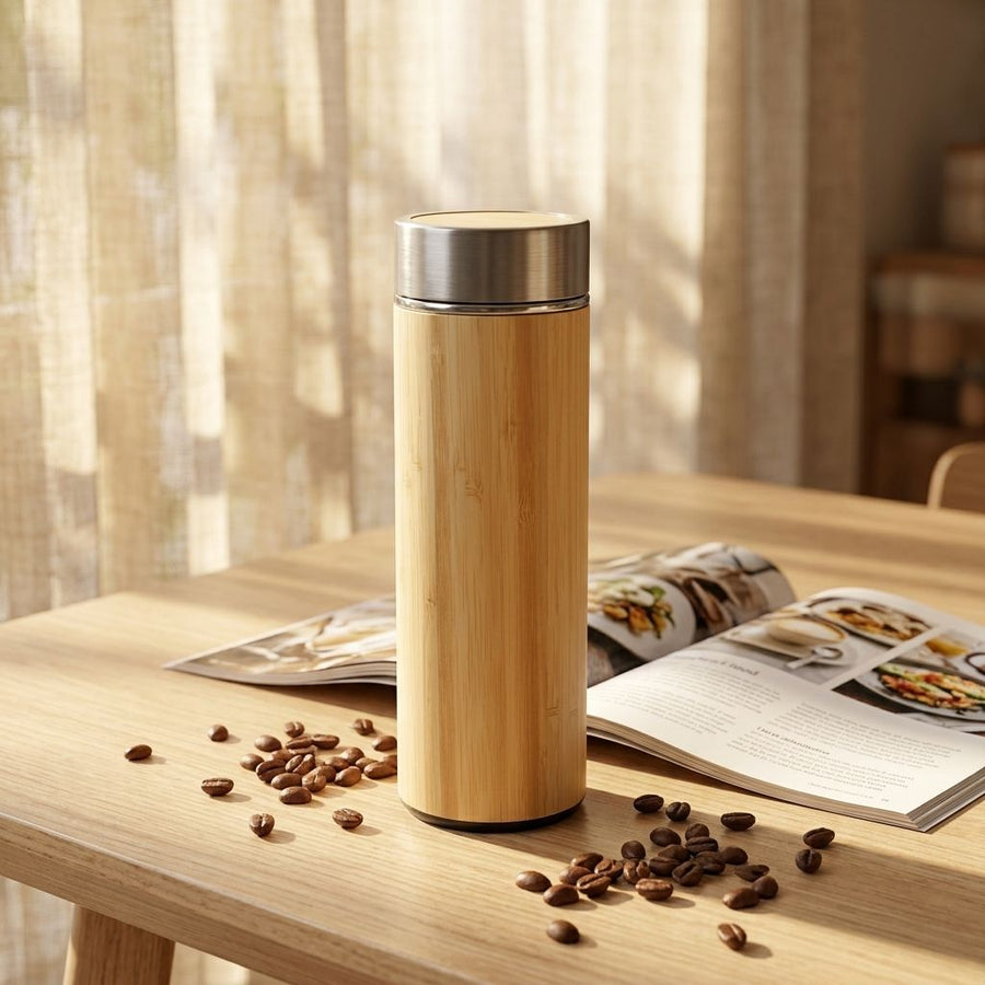 500ml BambooTherm Stainless Steel Flask
