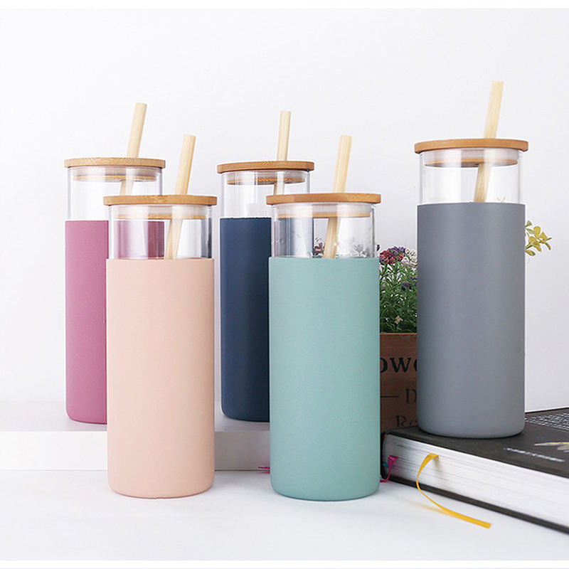 500ml BambooSip Glass Tumbler