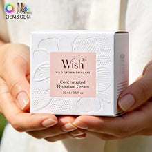 Custom-designed packaging boxes for small businesses featuring unique textured paper for skincare, perfume, and cosmetics