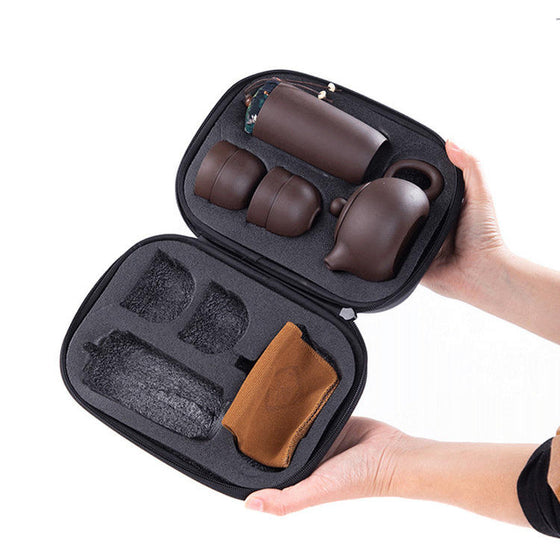 ZenScape Ceramic Tea Set - hover image