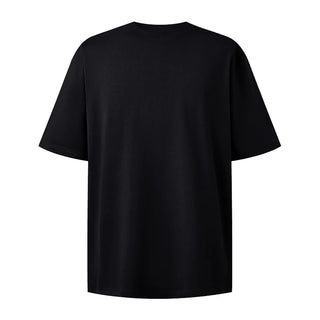 US Size Oversized Unisex Tshirt 260 GSM 100% Cotton Dropped Shoulders Custom Logo Print Heavyweight High Quality Knitted High