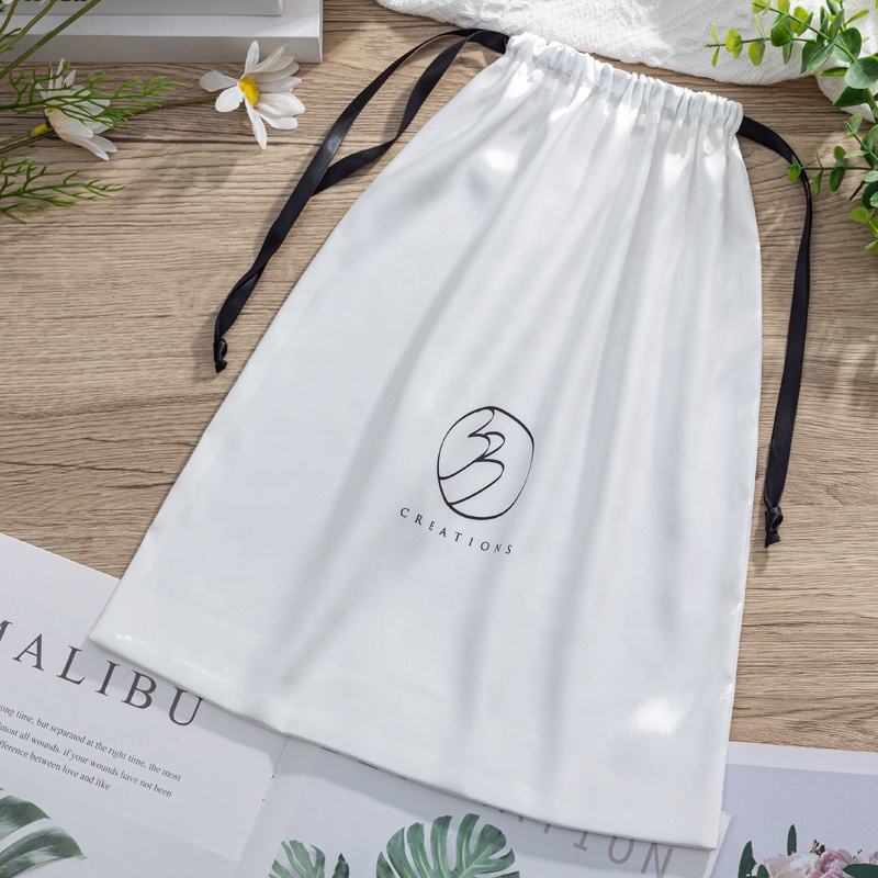 Large Satin Ribbon Pouch