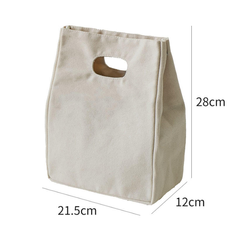 Canvas Thermal Lunch Tote