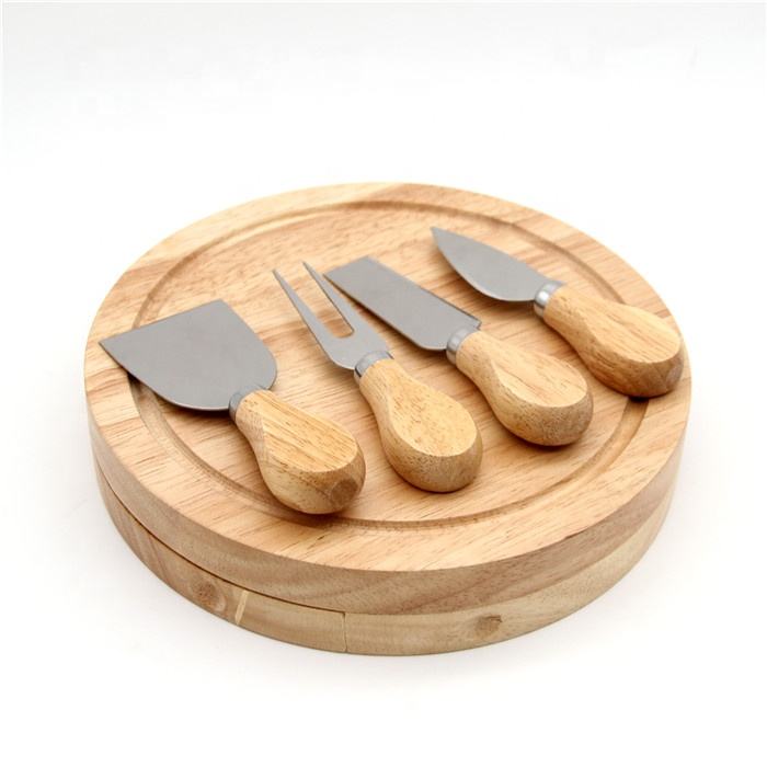 Wooden Cheese Board Set