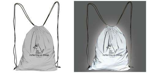 Reflective Safety Drawstring Bag