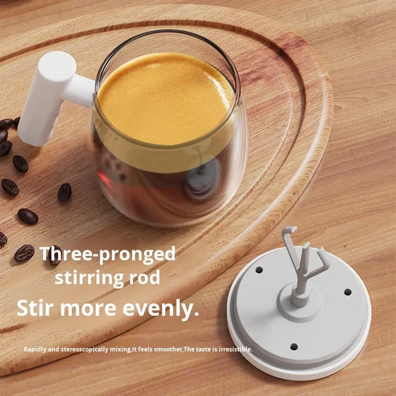 400ml StirBrew Rechargeable Glass Mug - hover image