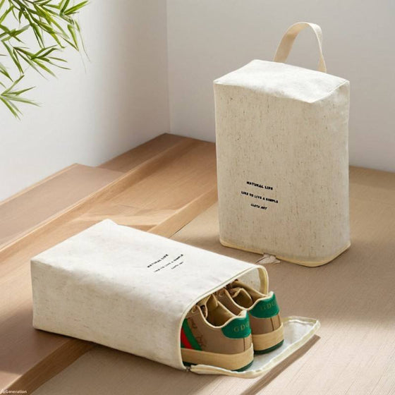 EcoCotton Shoe Travel Pouch