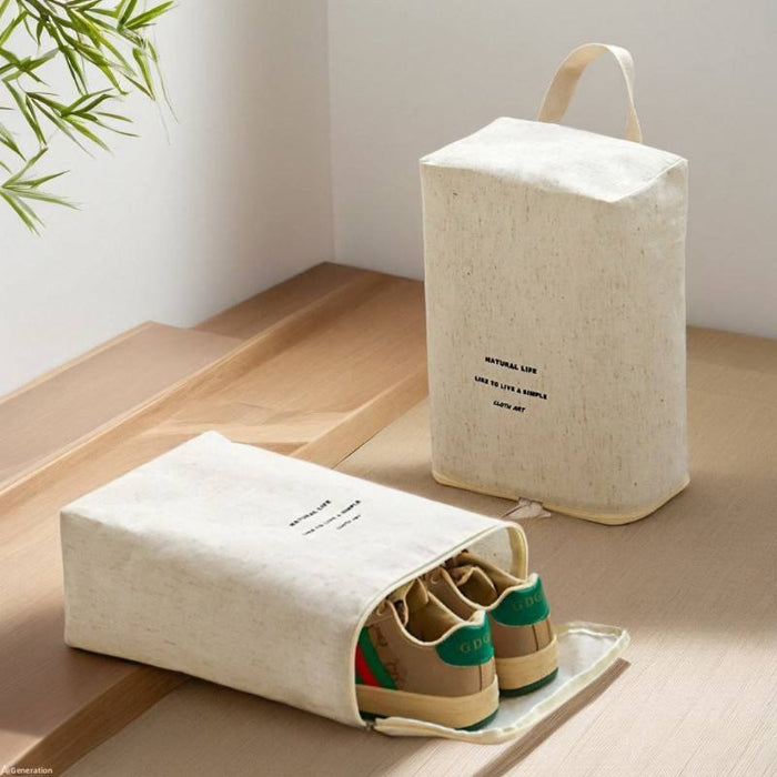 EcoCotton Shoe Travel Pouch