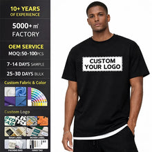 Wholesale Hot Selling Customizable  Athletic Breathable Fabric Street Fashion Men's 100% Cotton Round Neck T-Shirt