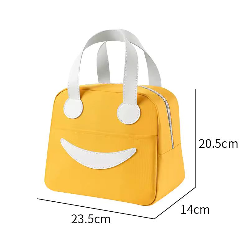 Smiley Insulated Lunch Bag