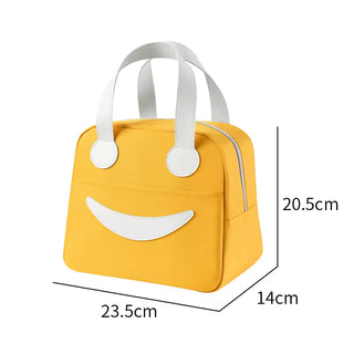 Smiley Insulated Lunch Bag