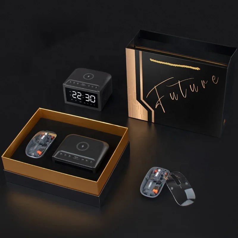 Useful Business Products Giftsets for Daily Life Mouse Phone Stand Speaker Corporate Gifts Set for Executives with Ai Innovation