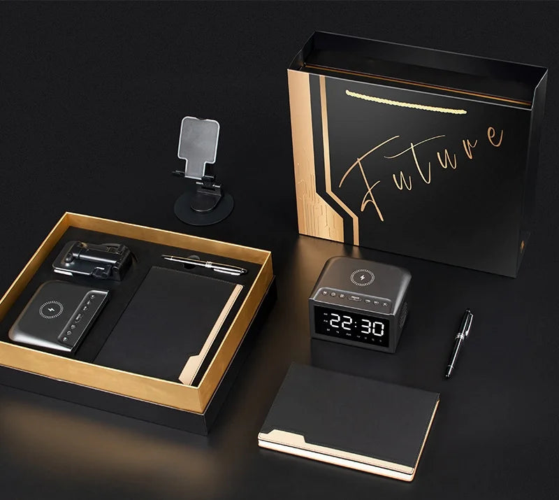 Useful Business Products Giftsets for Daily Life Mouse Phone Stand Speaker Corporate Gifts Set for Executives with Ai Innovation