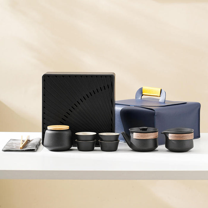 LuxeBrew Ceramic Tea Gift Set