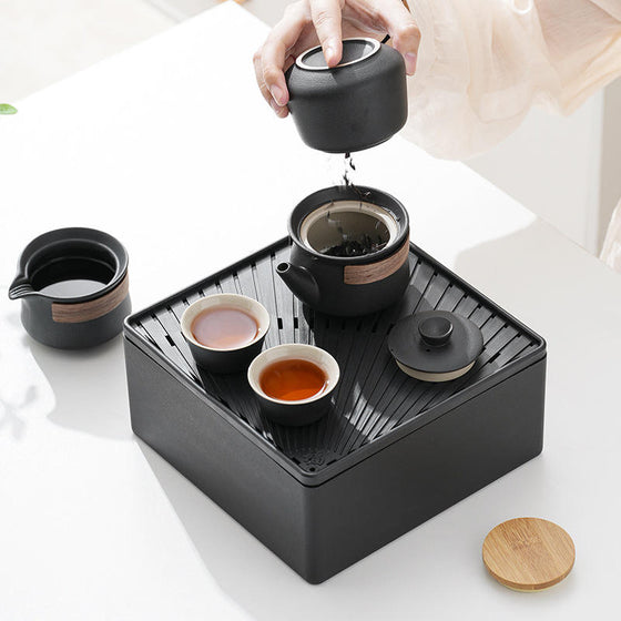 LuxeBrew Ceramic Tea Gift Set - hover image