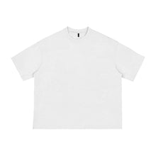 100% Cotton Boxy Men's T-Shirt 240 GSM Heavyweight Streetwear Oversized Dropped Shoulders Cropped Custom Logo Short American OEM