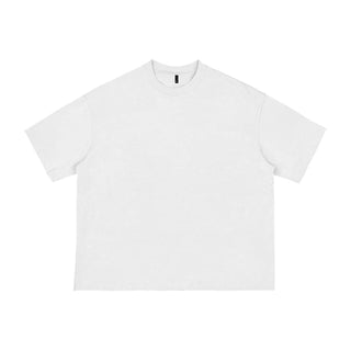 100% Cotton Boxy Men's T-Shirt 240 GSM Heavyweight Streetwear Oversized Dropped Shoulders Cropped Custom Logo Short American OEM