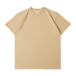 230 GSM Oversized Drop Shoulder Unisex Short Sleeve Fitness T-Shirt 100% Cotton Custom Logo OEM Printing High Quality Solid
